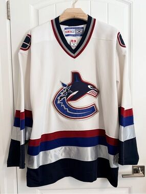 Authentic CCM Vancouver Canucks West Coast Express On Ice Game Jersey Size 56